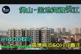 金地海逸悅江_佛山|首期5萬(減)|@1400蚊呎|香港高鐵60分鐘直達|香港銀行按揭 (實景航拍)